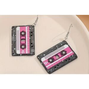 NEW Cassette Tape Earrings 90's 1990 1980's 80's Retro